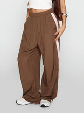 No Doubts Track Pant Brown